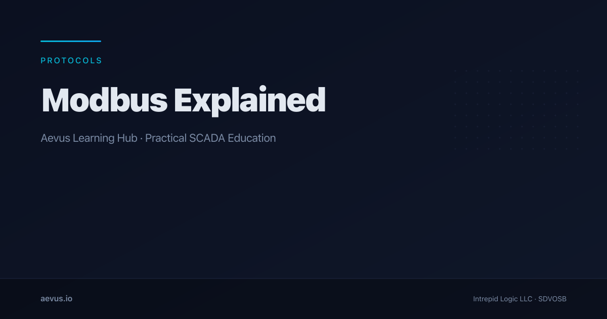 Modbus Explained — Codes & Data Model | Aevus
